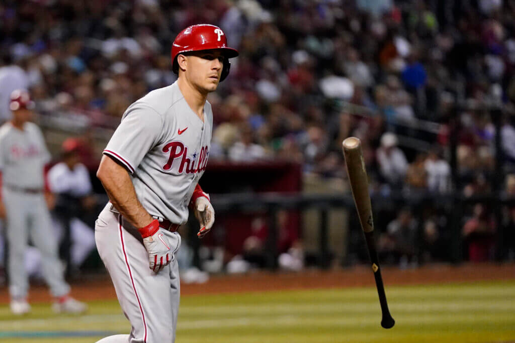 Featured image for J.T. Realmuto hits for cycle in Phillies' loss to Diamondbacks.