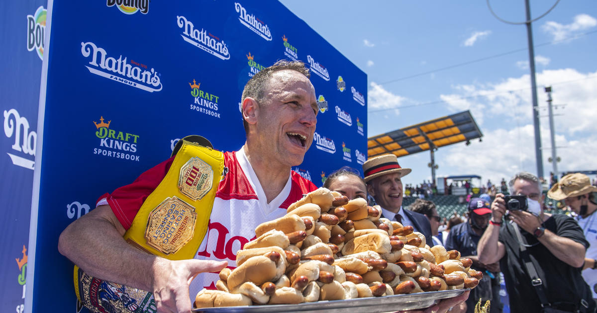 Featured image for "Joey Chestnut's Calorie Consumption and Hot Dog Dominance: A Look at the 2023 Nathan's Hot Dog Eating Contest"