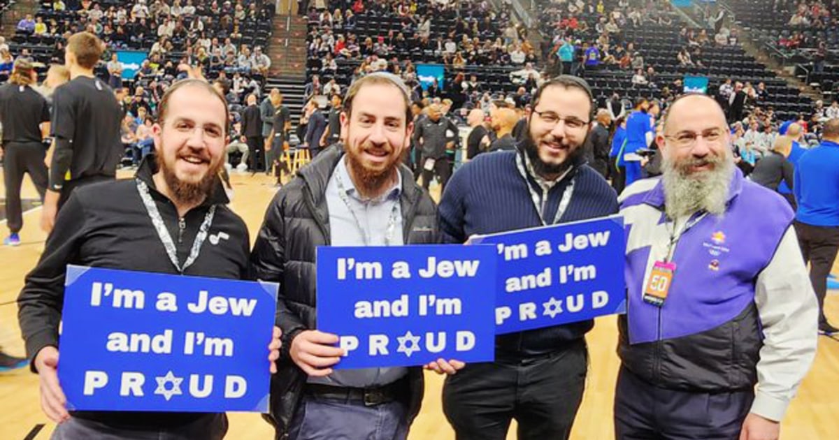 Featured image for "Utah Jazz Respond to Controversy Over Removal of Rabbis' 'I'm a Jew and I'm Proud' Signs at Irving Game"