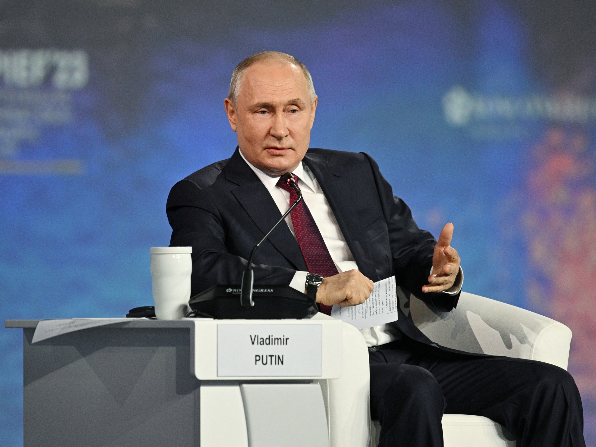 Highlights from Putin's Speech at Russia's Economic Forum.