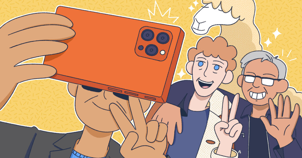 Featured image for "Zuckerberg Gains Popularity with Meta's Open-Source AI"