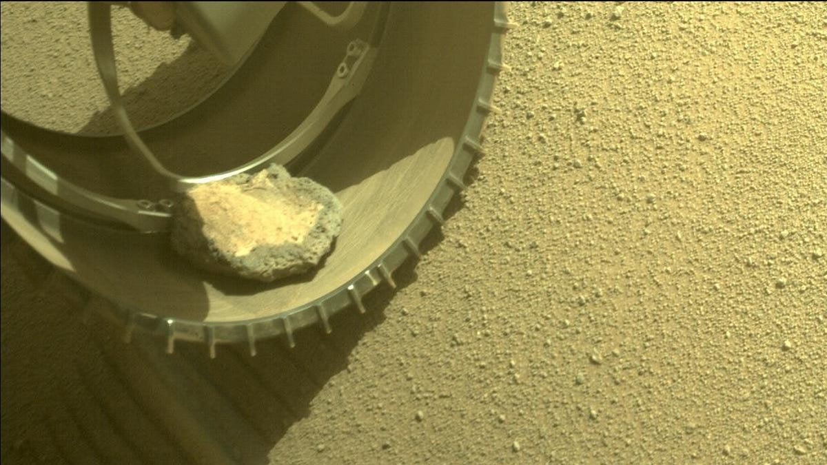 NASA's Perseverance Rover Parts Ways with Beloved Pet Rock on Mars