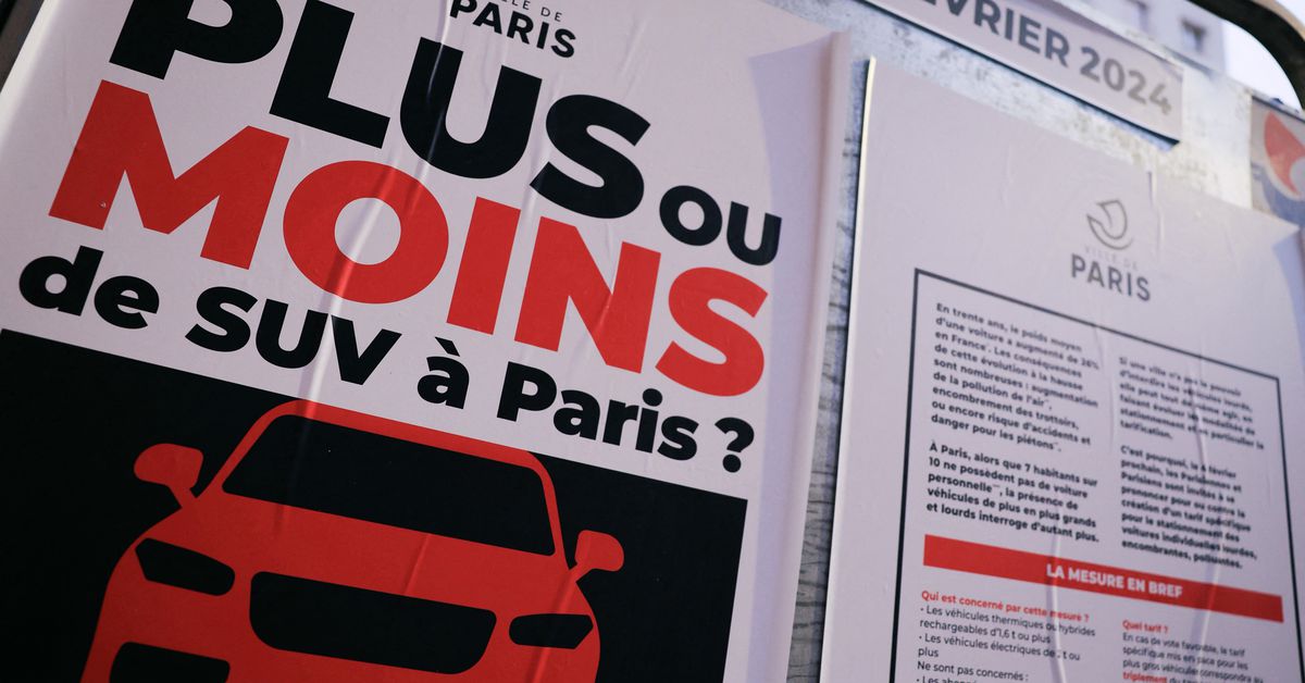 Featured image for "Paris Triples Parking Fees for SUVs in Referendum Victory"