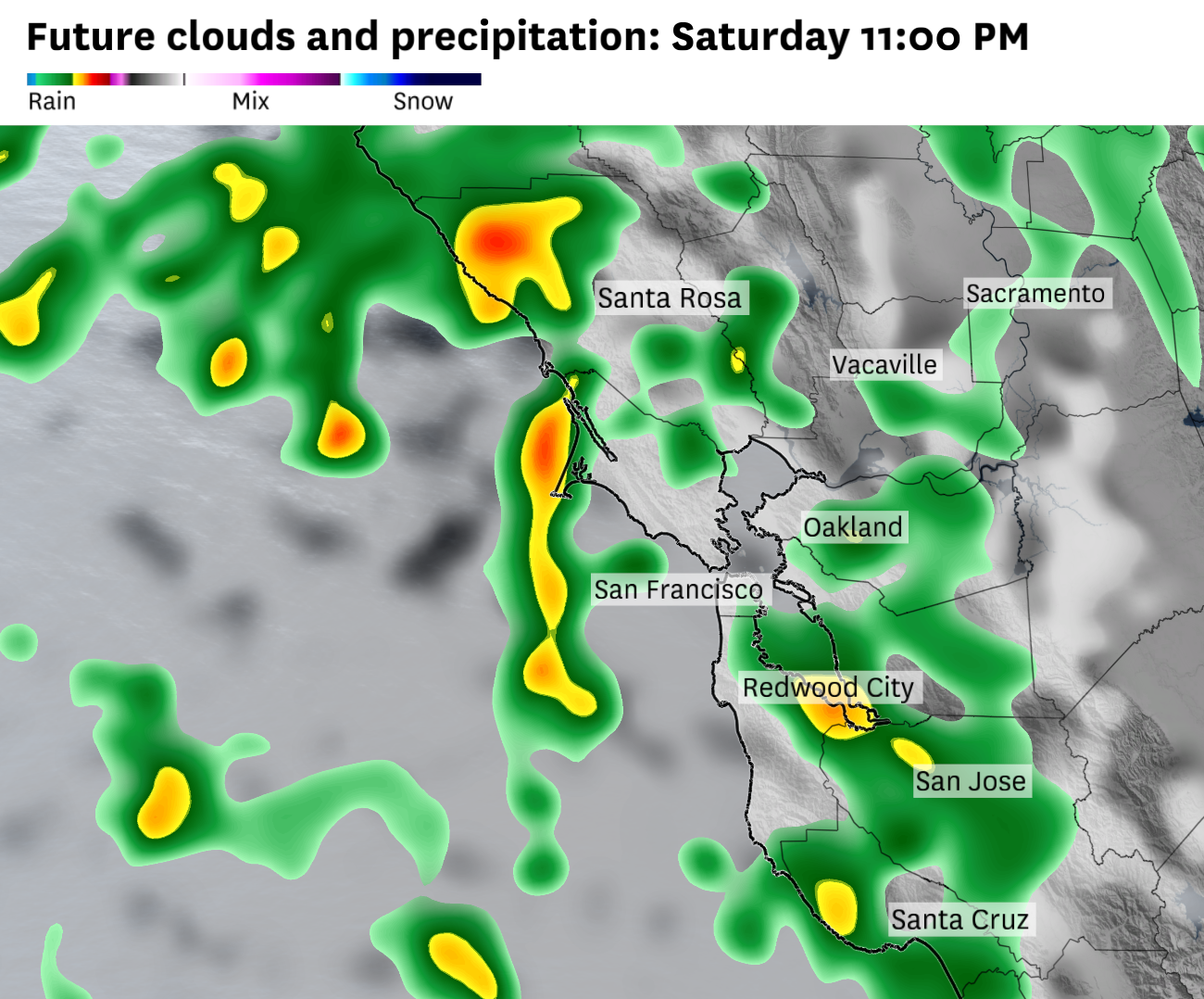 Bay Area Weather Update: Upcoming Rain and Dry Spells Forecasted