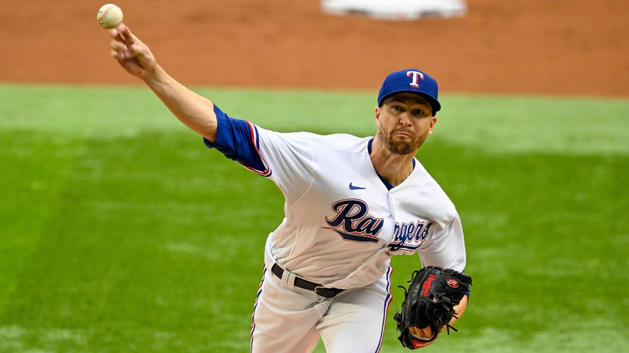 Jacob deGrom's rocky start with Texas Rangers on Opening Day.