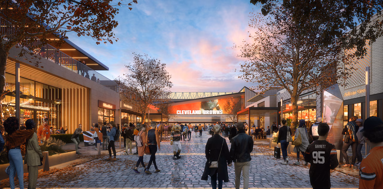 Featured image for Cleveland Browns Unveil Development Plans and Partner for Brook Park Stadium District