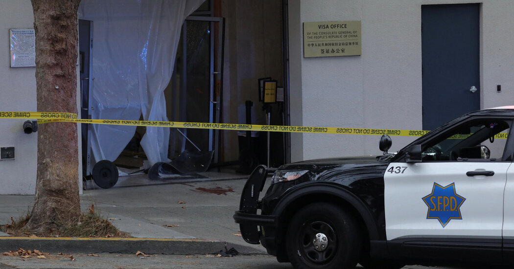 Fatal Police Shooting at Chinese Consulate Crash in San Francisco
