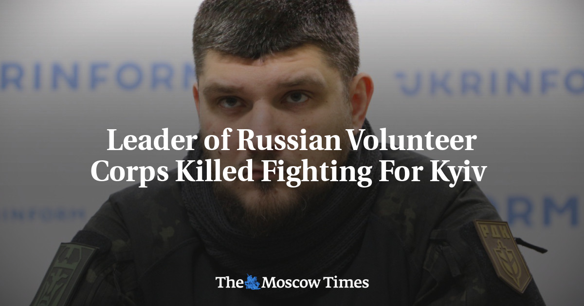 Featured image for Russian Volunteer Corps Commander Killed in Ukraine Combat