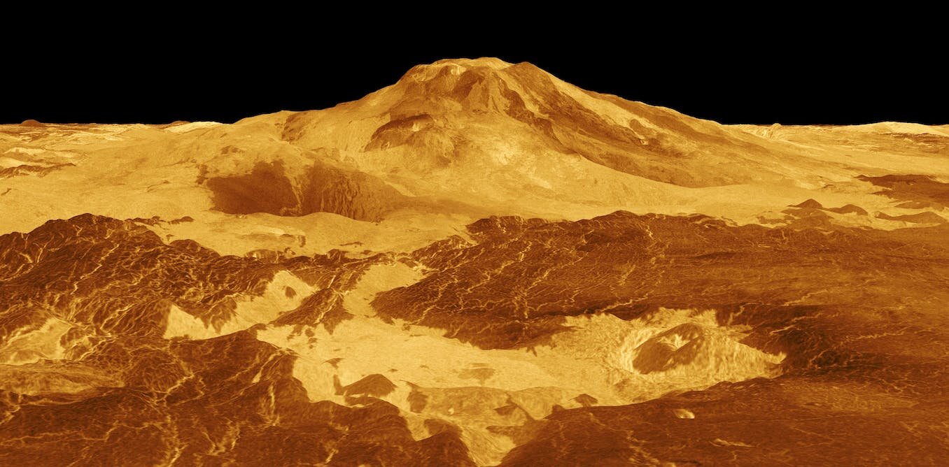 Featured image for Recent volcanic activity discovered on Venus by NASA.
