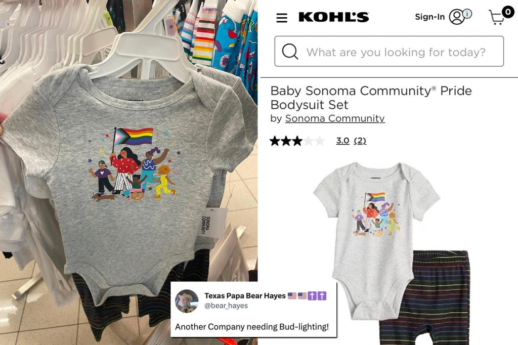 Backlash against retailers selling LGBTQ merchandise for children
