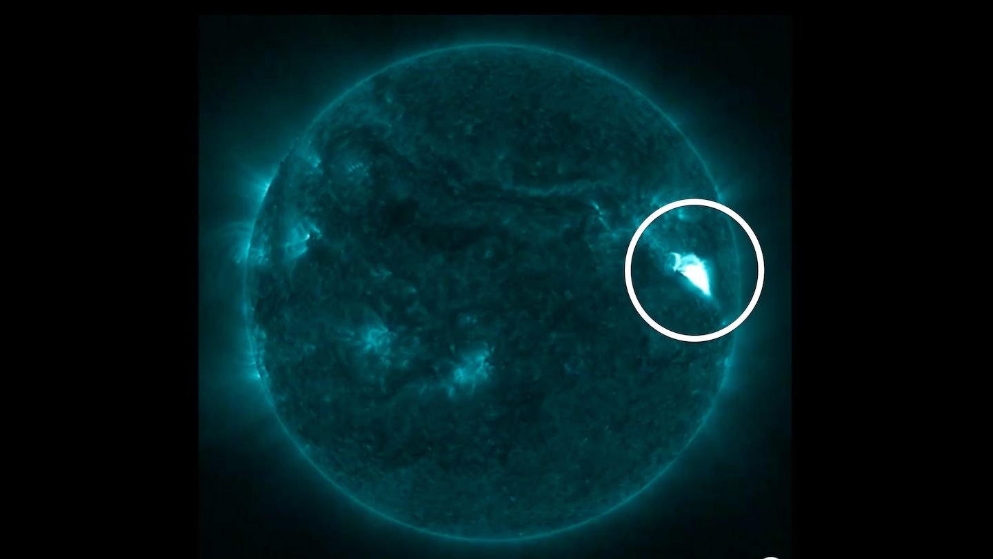 "Record-breaking Solar Flare Unleashes Stunning Display and Radio Interference"