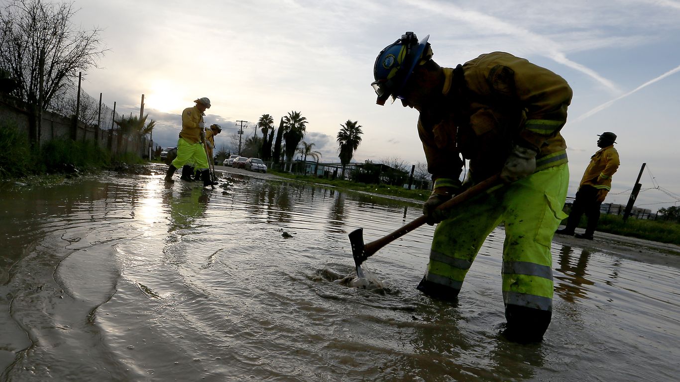 California's Bay Area battered by powerful storm and power outages.