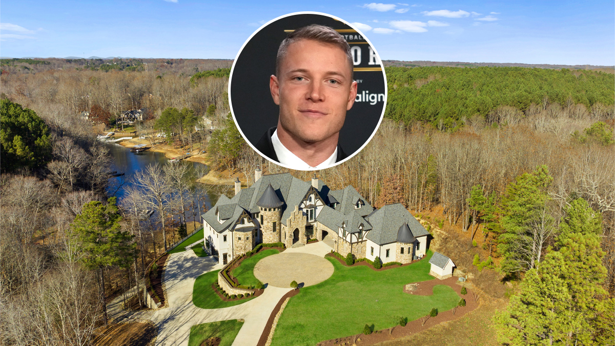 "NFL Star Christian McCaffrey Lists $12.5 Million North Carolina Mansion"