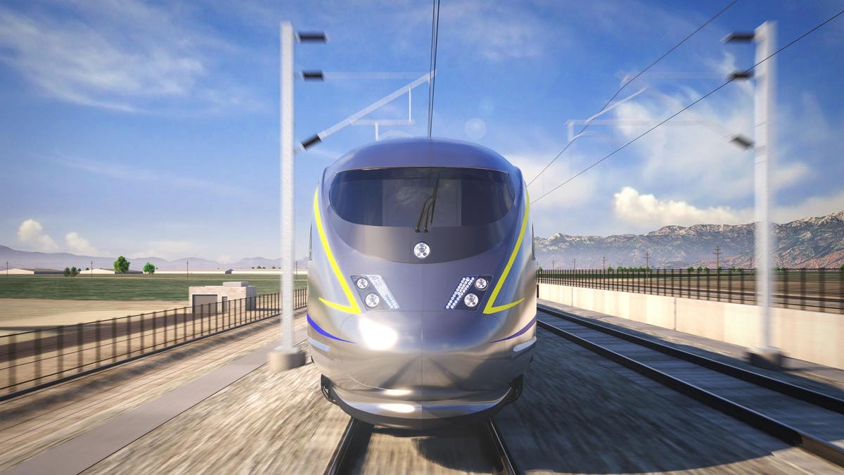California's Electric Bullet Train Goes Green with Full Solar Power.