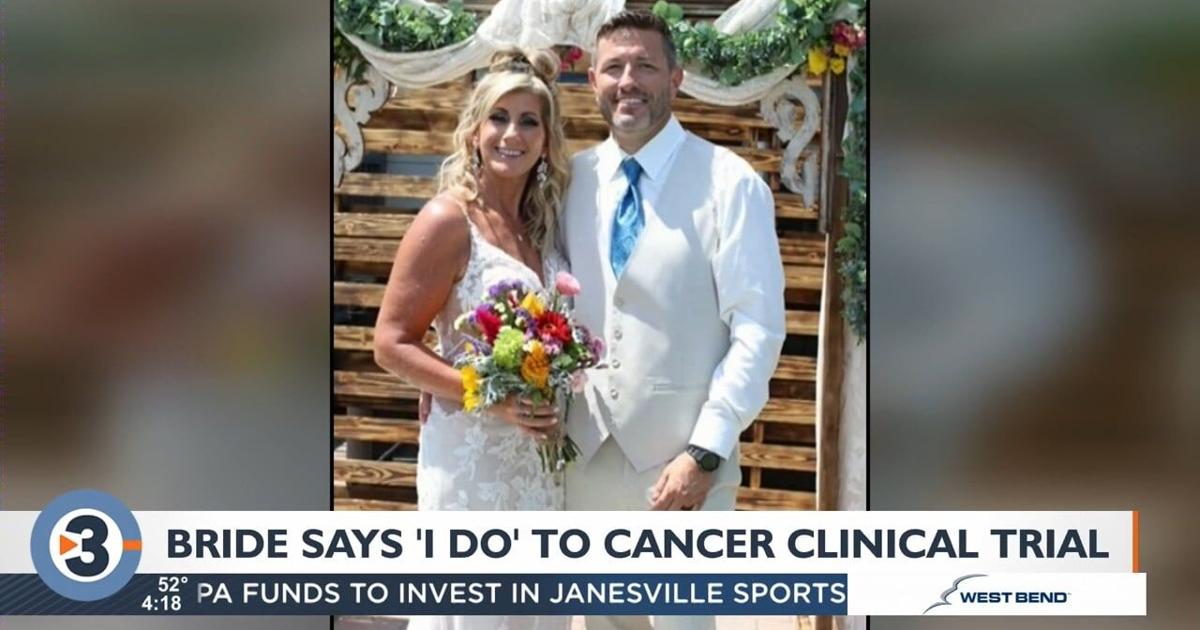 Featured image for "Appleton Bride's Brave Battle: Saying 'I Do' to a Breast Cancer Clinical Trial"