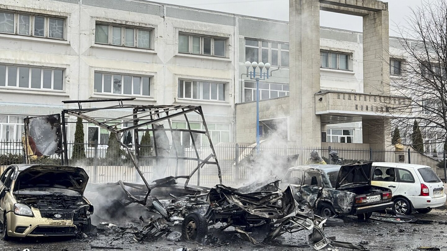 "Ukrainian Shelling Kills 2 in Russian Border City Amid Presidential Vote"