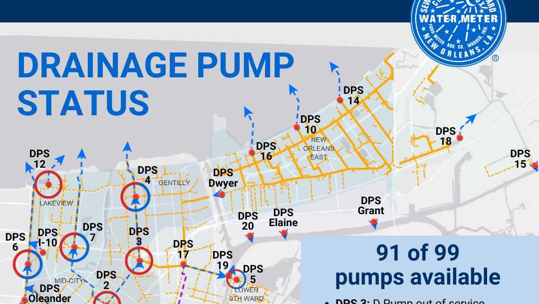 "Interactive Map Allows New Orleans Residents to Monitor Pumping Station Status"