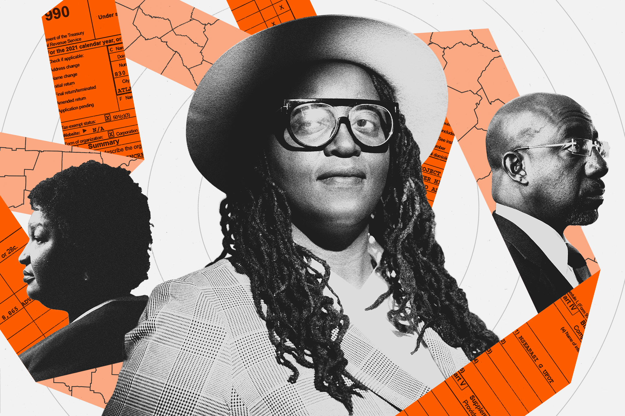 Financial Scrutiny Surrounds Voting Group Founded by Abrams and Led by Warnock