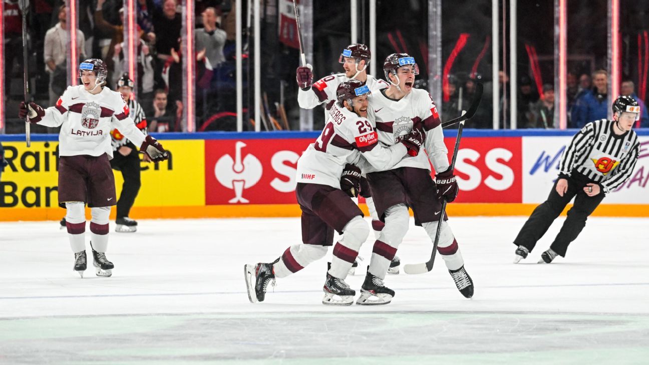 Featured image for Latvia Upsets USA in OT to Claim Bronze at Ice Hockey Worlds