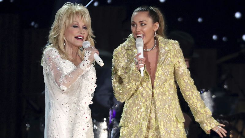 Wisconsin school district bans Miley Cyrus and Dolly Parton's "Rainbowland" duet from class concert.