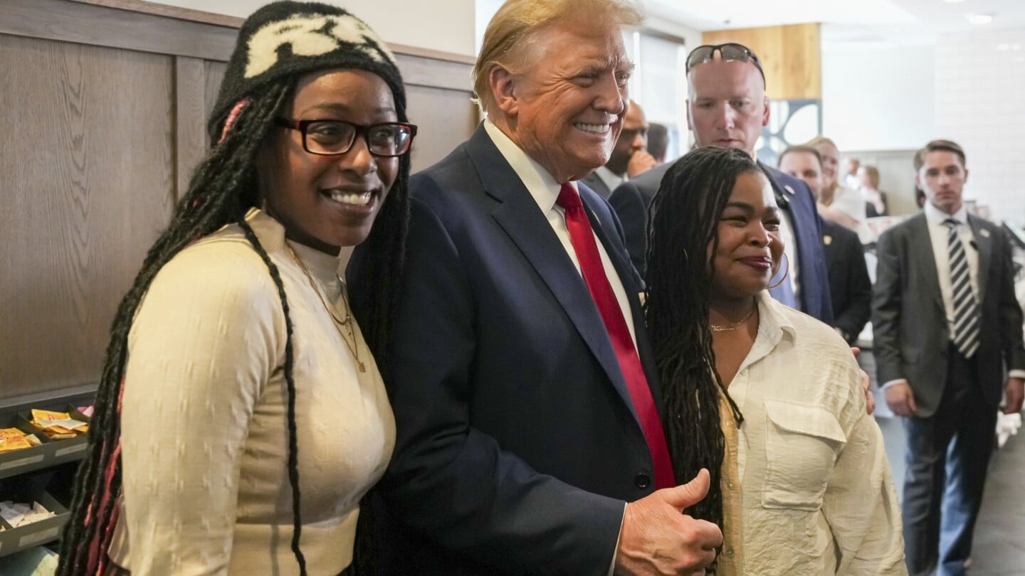 Featured image for "Trump's Atlanta Chick-fil-A Visit: Unveiling His Engagement with Black Voters"