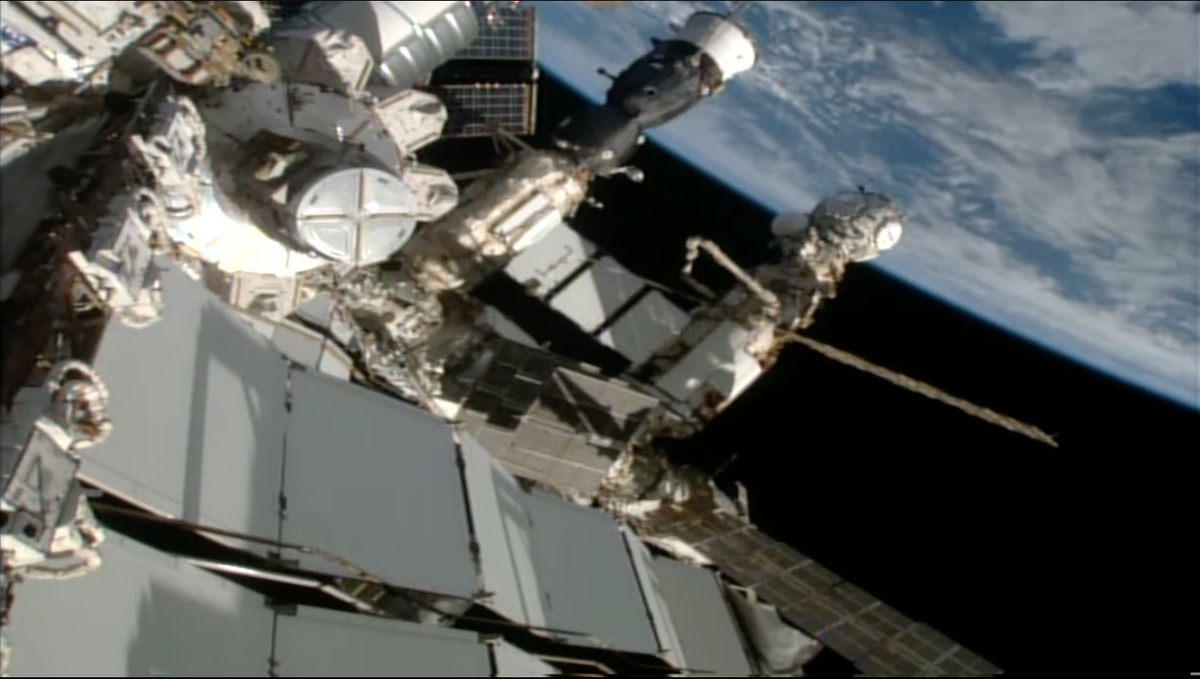 Featured image for "Multiple Coolant Leaks Raise Concerns about Russian Module on ISS"