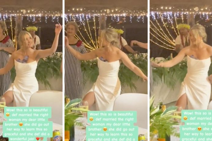 "Bride's Viral TikTok Showcases Heartwarming Samoan Dance Tribute to New Family"