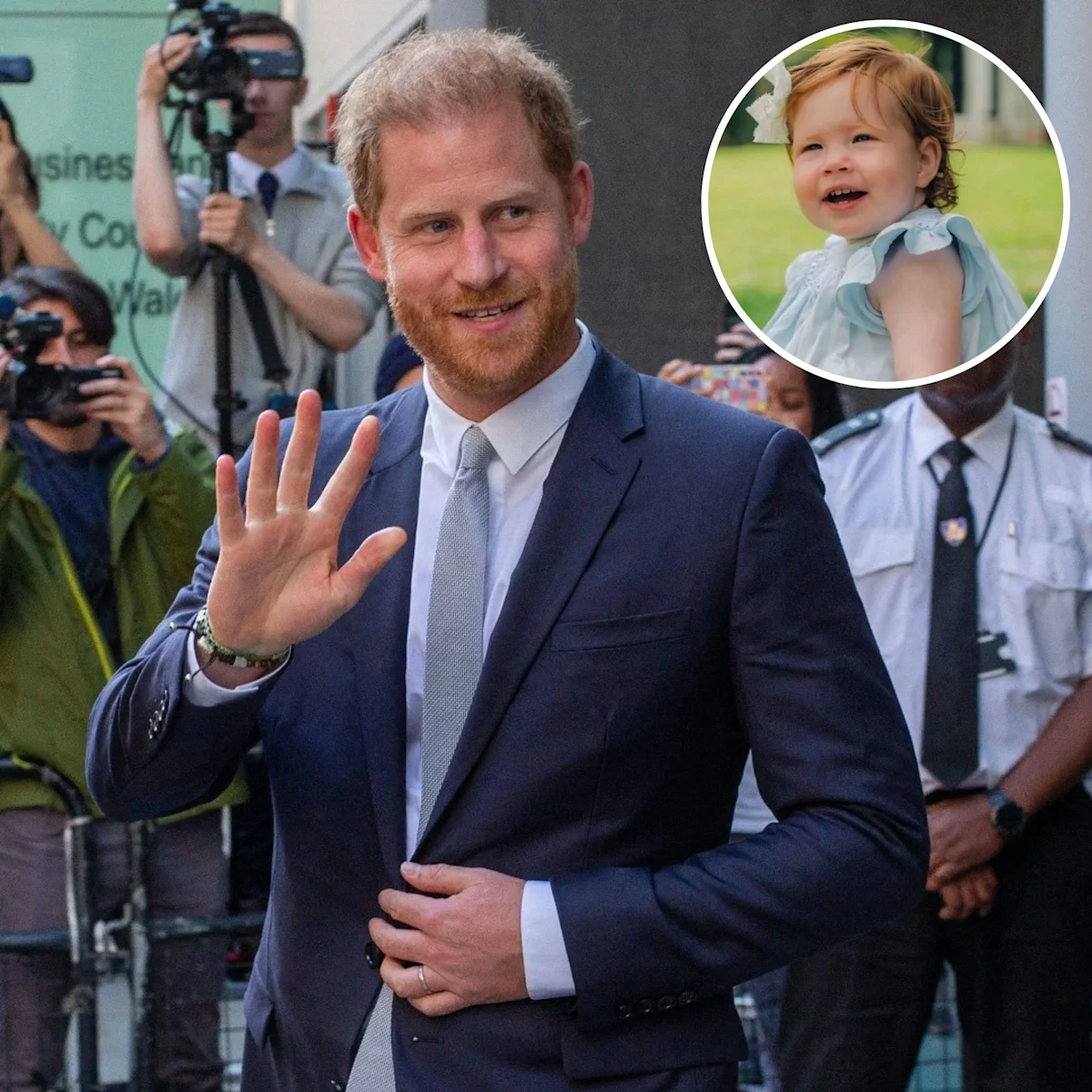 Featured image for Prince Harry Shares Rare Photo of Princess Lilibet at 4th of July Parade