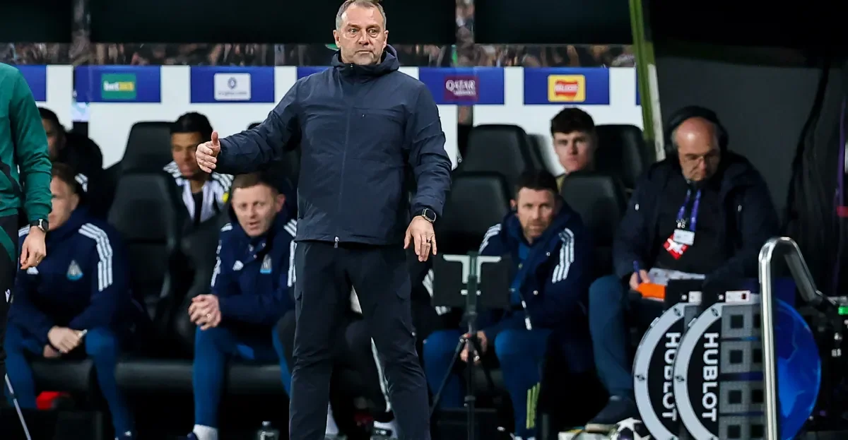 Flick lauds Barcelona's defense as they draw with Newcastle in UCL first leg