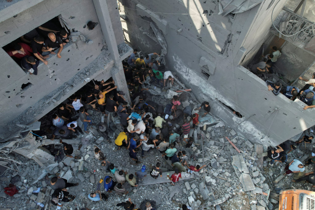 Israeli Airstrikes Devastate Gaza Refugee Camps, Leaving Dozens Dead