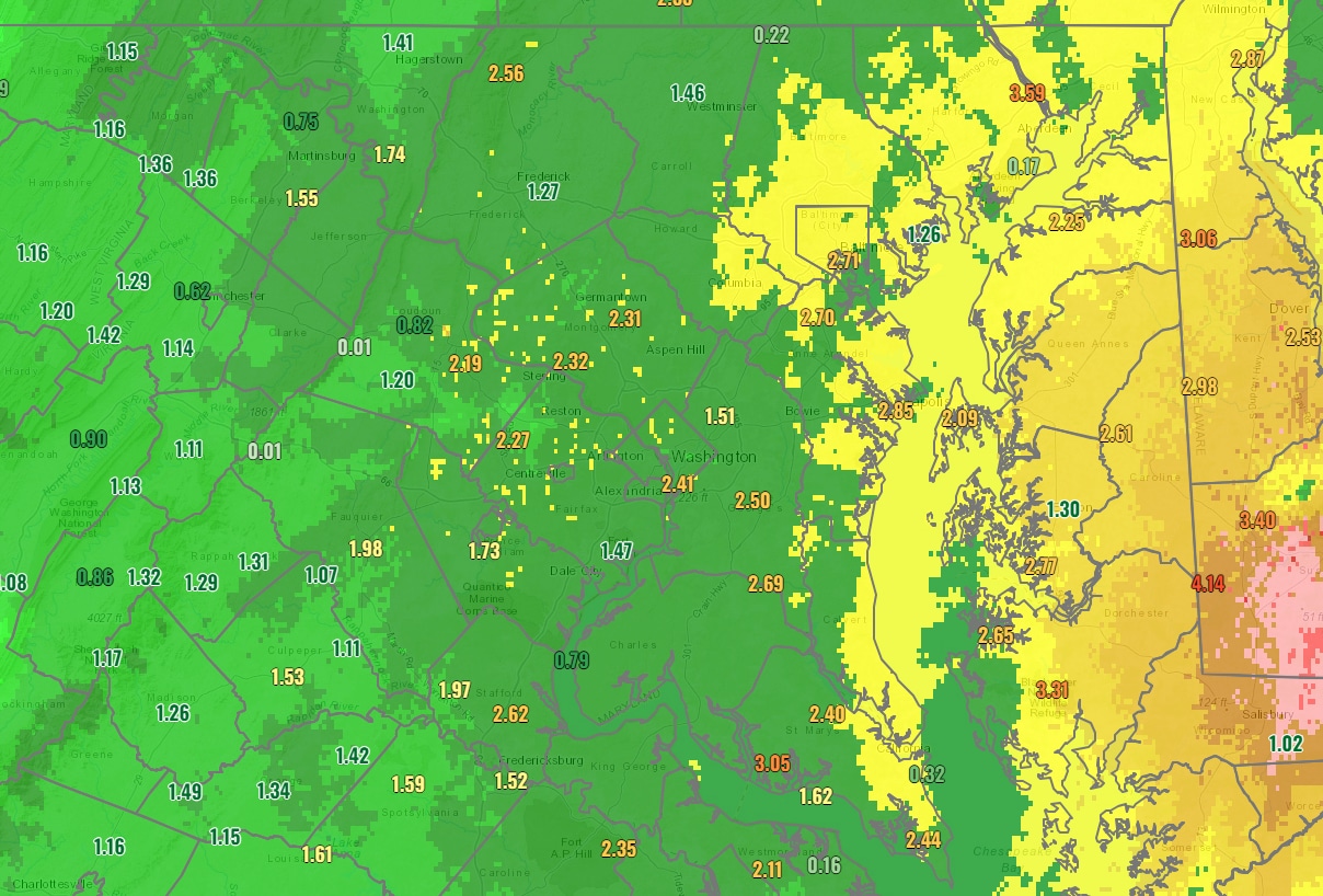 Record-breaking storm drenches D.C. with rain, wind, and flooding