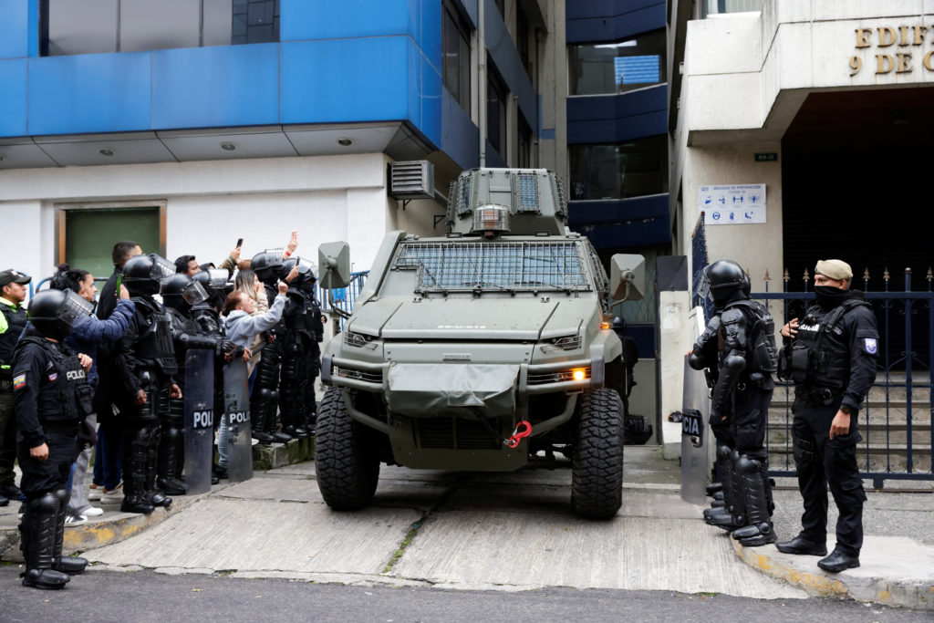Featured image for Diplomatic Fallout: Mexico and Ecuador's Embassy Raid Escalates Tensions
