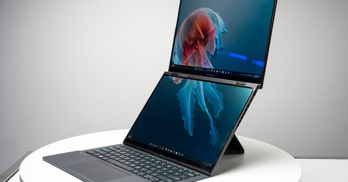 Featured image for "ASUS Unveils Game-Changing Dual-Screen Laptop with Removable Keyboard"