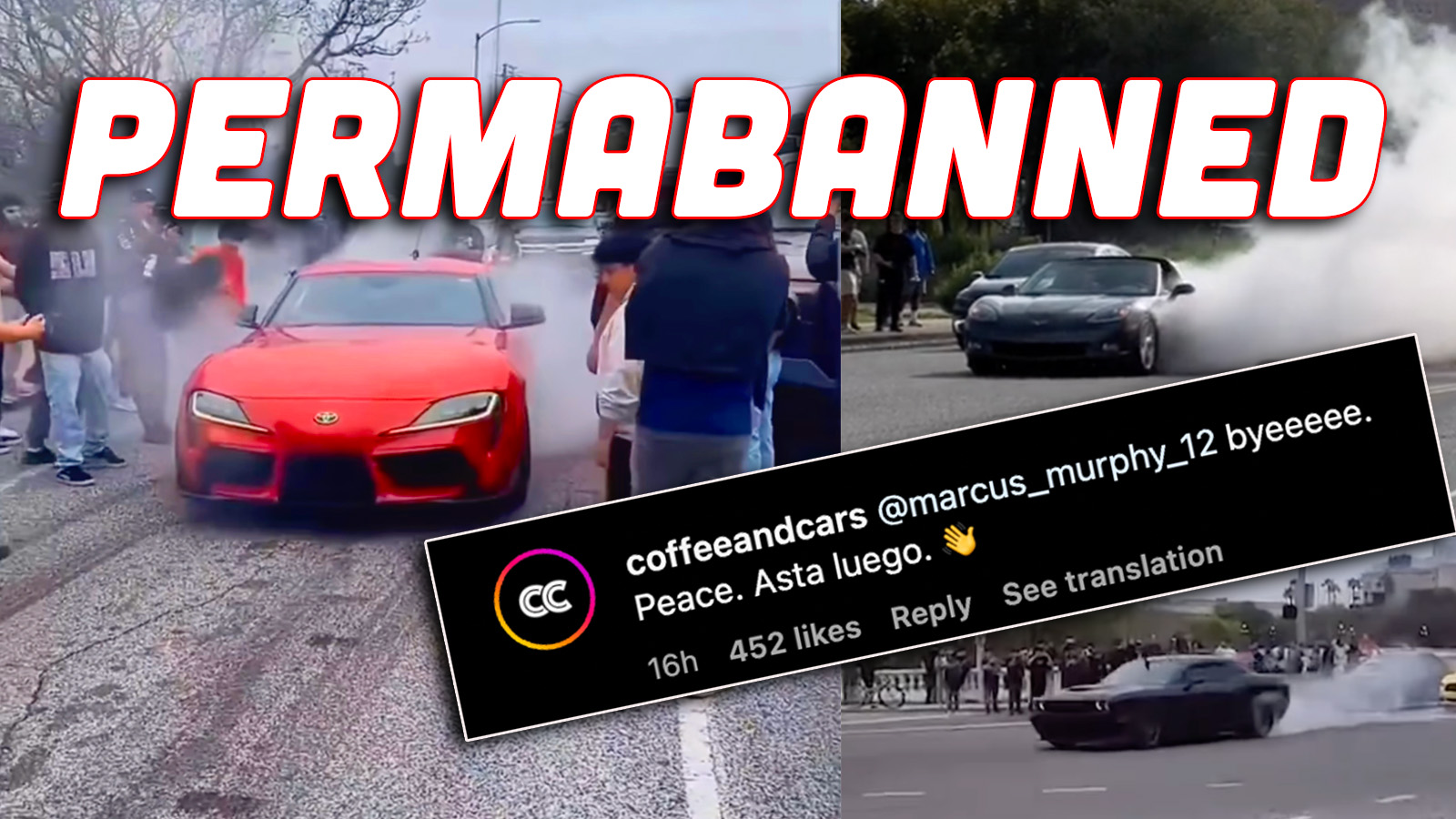 Featured image for "Cars and Coffee Event Bans All Modern Muscle Cars Including Camaros, Challengers, and Mustangs"