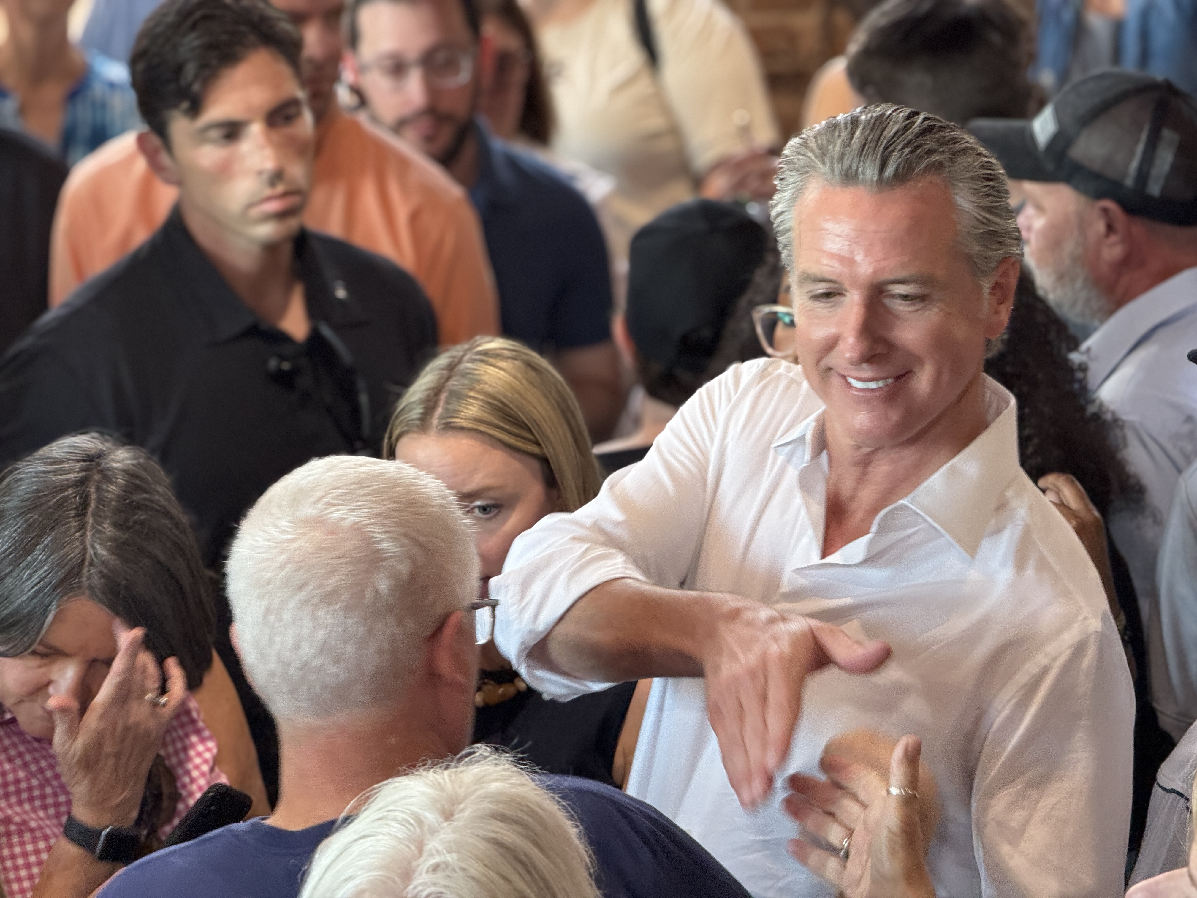 Featured image for Newsom ramps up 2028 presidential bid amid Trump criticism in South Carolina