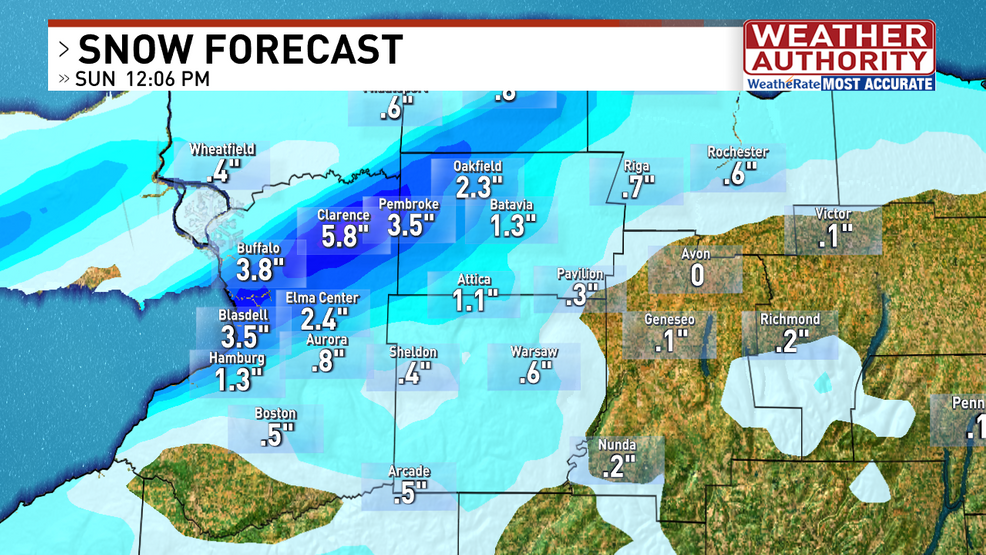 Featured image for "Weekend Weather Update: More Snow and Cold in WNY"