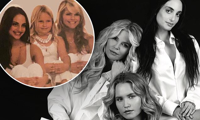 Featured image for "Christie Brinkley's Family Portrait: Poses with Daughters Sailor and Alexa"
