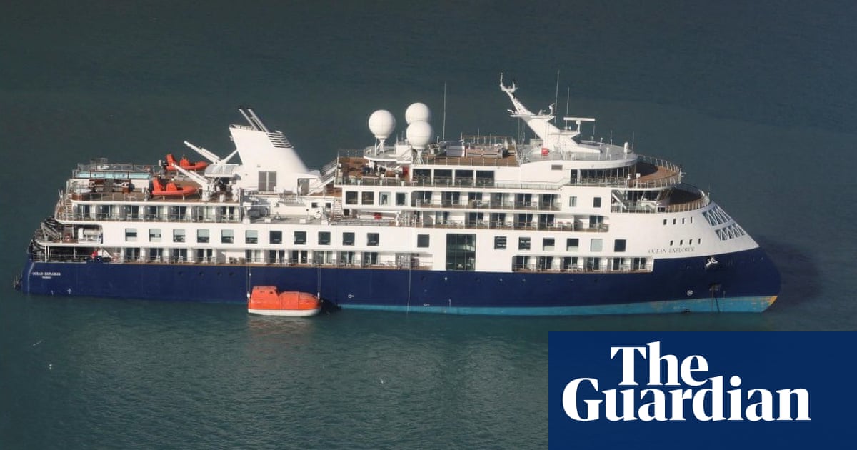 Cruise ship with 206 passengers runs aground in remote Greenland
