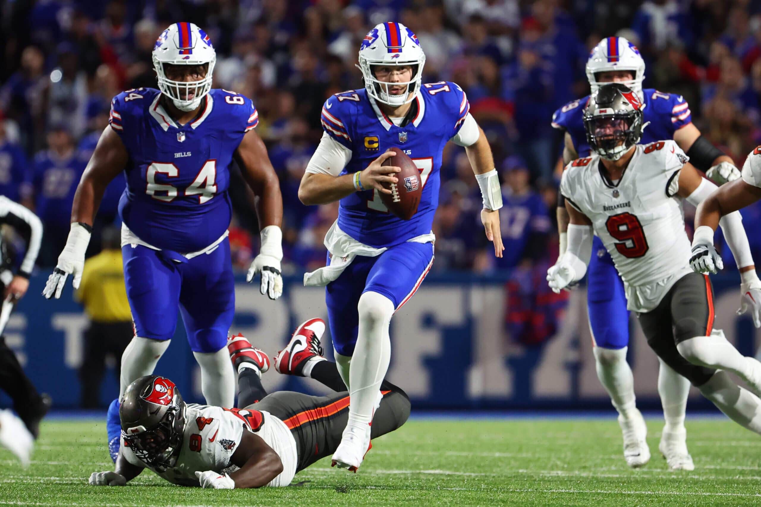 "Bills' Josh Allen's 'Freak Flag' Leads to Crucial Win over Bucs"