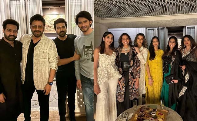 Featured image for Star-studded Diwali celebrations unite Tollywood's leading men in South India