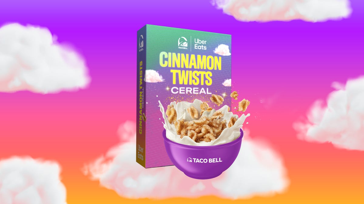 "Taco Bell's Limited-Time Cinnamon Twists Cereal Now Available Through Uber Eats"