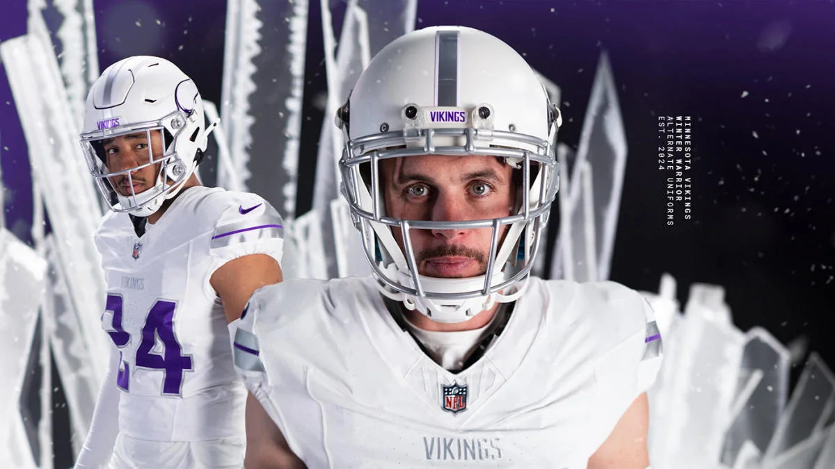 Vikings Unveil 'Winter Warrior' Uniforms as Favorites Against Bears in Week 15
