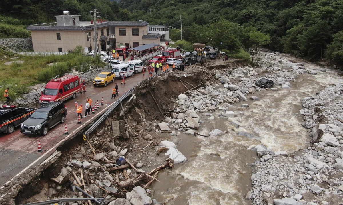 China's Storms Trigger Evacuations and Mudslide Searches