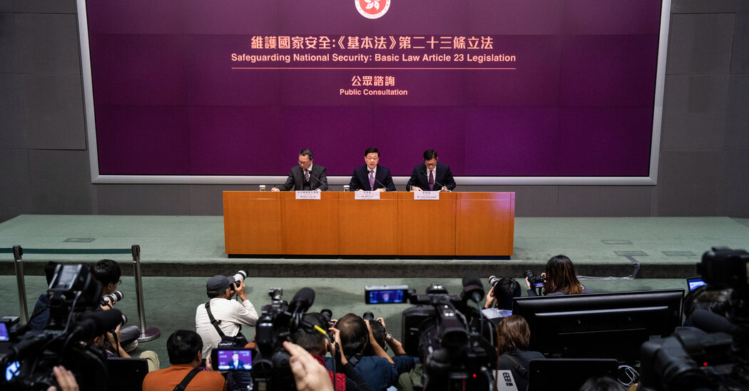 "Hong Kong's Ongoing Transformation: Push for New National Security Laws"