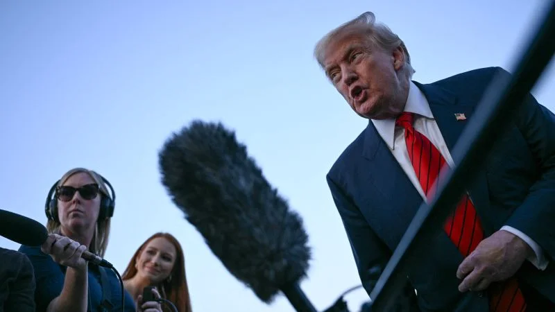 Trump Criticizes Labor Data and Firing of Official Amid Economic Disputes