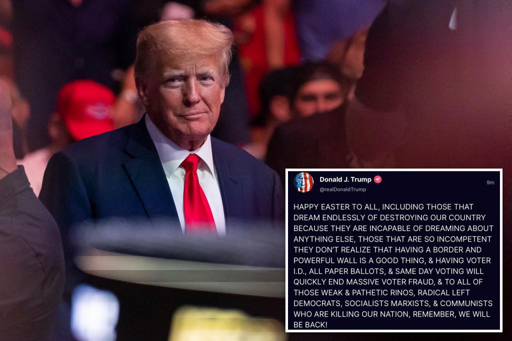 Melania Trump Breaks Silence and Joins Donald at Mar-a-Lago Easter Brunch Amidst Legal Troubles