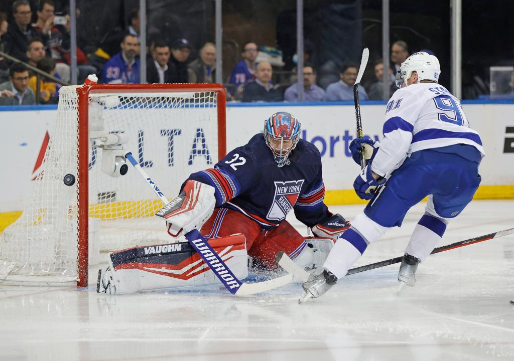 Featured image for "Jonathan Quick Leads Rangers to Victory Over Lightning"