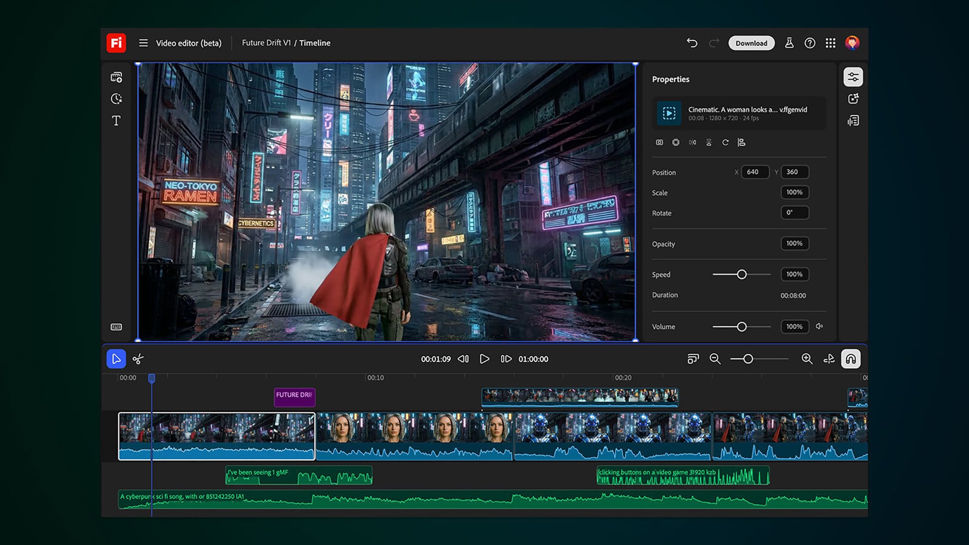 Featured image for Adobe Firefly Enhances AI Video Editing with New Tools and Features