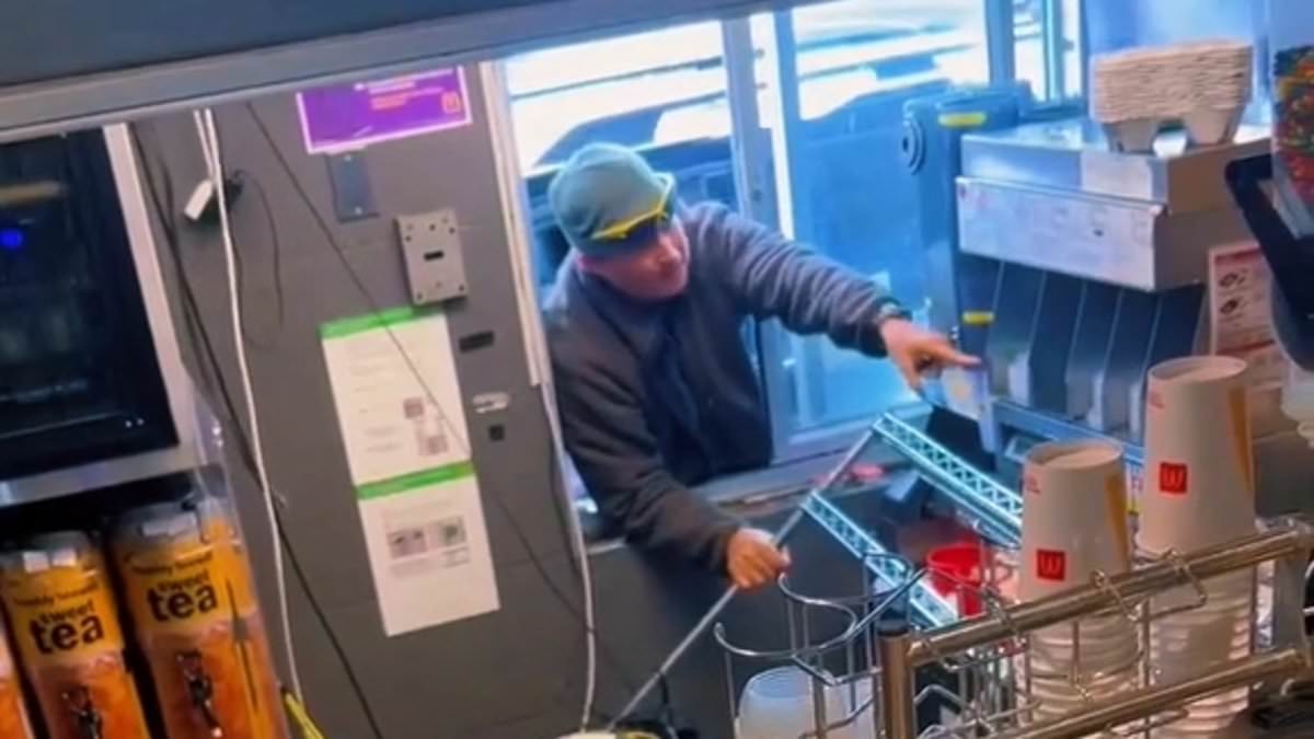 McDonald's Drive-Thru Customer's Epic Meltdown Caught on Camera