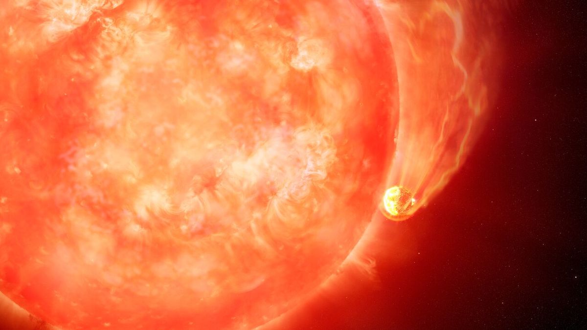 First-ever observation of a star consuming a Jupiter-like planet.